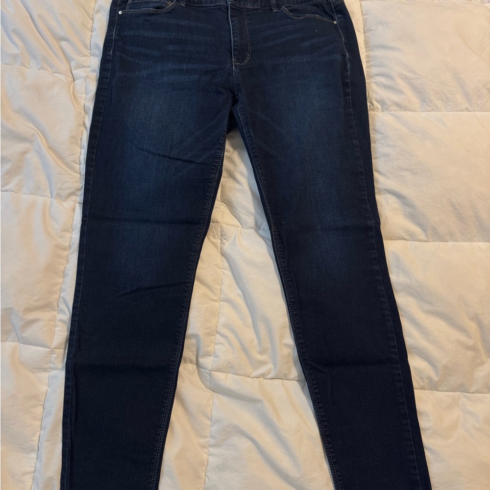White House Black Market Dark Blue Jeans